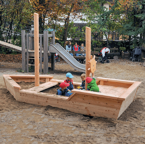 professionele zandbak voor speeltuin